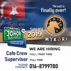 We Are Hiring in Johor Bahru!