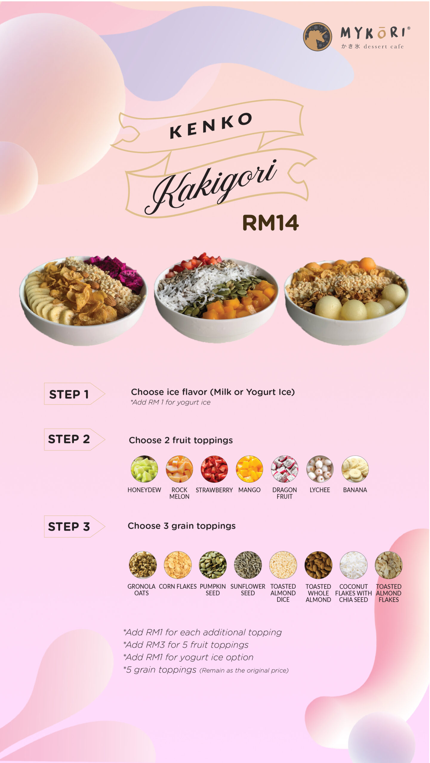 Price mykori menu and MyKori Seberang